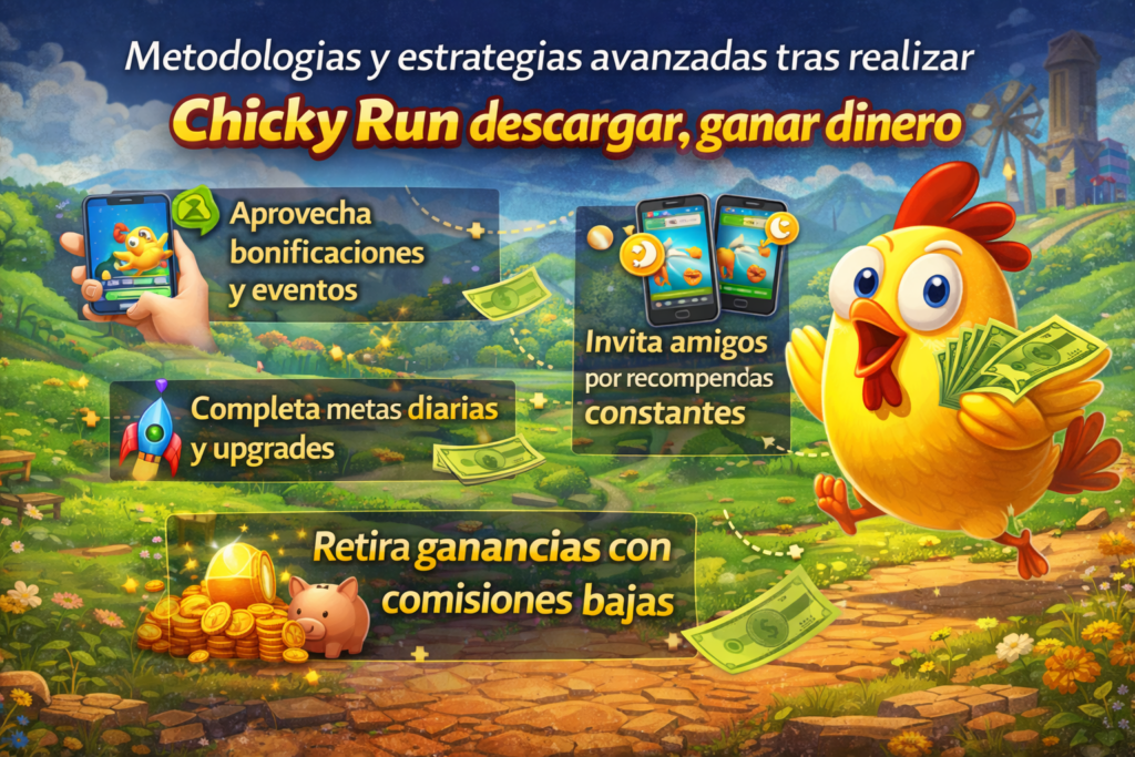 Metodologías y estrategias avanzadas tras realizar Chicky Run descargar ganar dinero